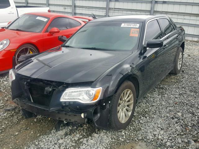 2C3CCAAG1EH354977 - 2014 CHRYSLER 300 BLACK photo 2