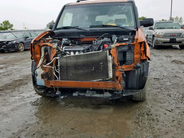 5J6YH18736L012602 - 2006 HONDA ELEMENT EX ORANGE photo 9