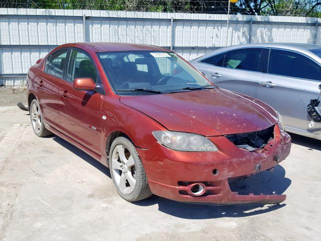 JM1BK323761440330 - 2006 MAZDA 3 S RED photo 1