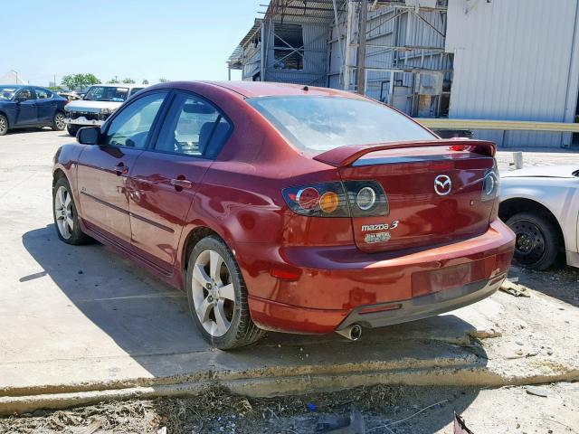 JM1BK323761440330 - 2006 MAZDA 3 S RED photo 3