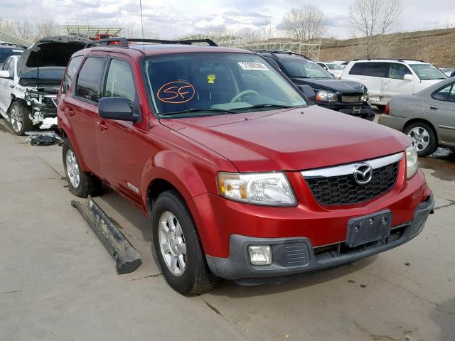 4F2CZ96108KM13639 - 2008 MAZDA TRIBUTE S RED photo 1