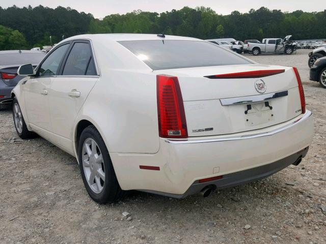 1G6DV57V180199057 - 2008 CADILLAC CTS HI FEA WHITE photo 3