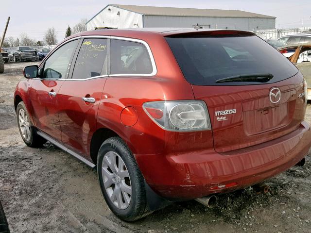 JM3ER293970154700 - 2007 MAZDA CX-7 MAROON photo 3