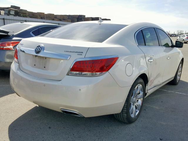 1G4GE5ED0BF177233 - 2011 BUICK LACROSSE C WHITE photo 4