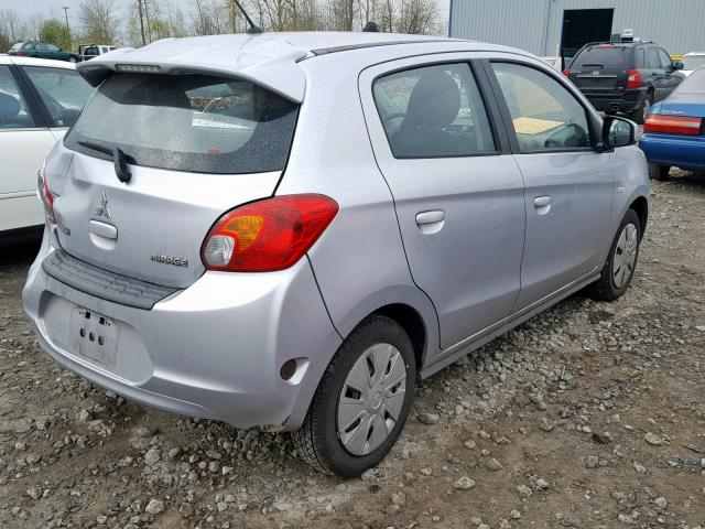 ML32A3HJ2FH010742 - 2015 MITSUBISHI MIRAGE DE SILVER photo 4