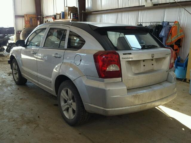 1B3CB4HA9BD294183 - 2011 DODGE CALIBER SX SILVER photo 3