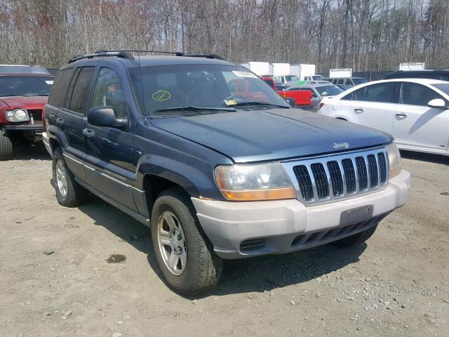 1J4GW48S01C714621 - 2001 JEEP GRAND CHER BLUE photo 1