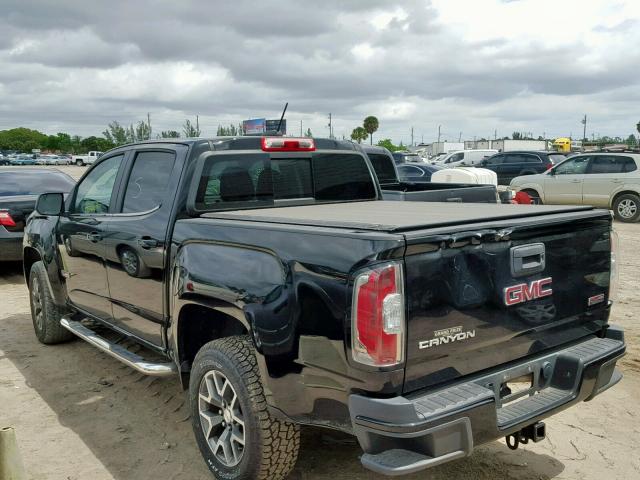 1GTG6BE35F1237744 - 2015 GMC CANYON SLE BLACK photo 3