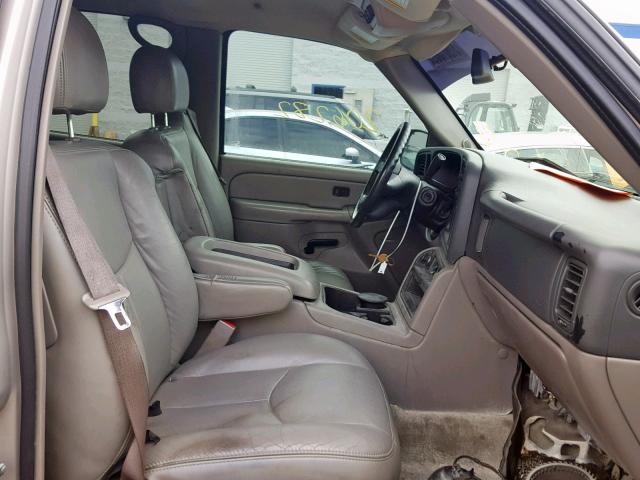 1GKEC13TX5J109323 - 2005 GMC YUKON TAN photo 5