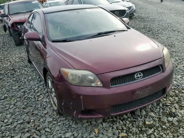 JTKDE177650005988 - 2005 TOYOTA SCION TC ბურგუნდია ფოტო 1