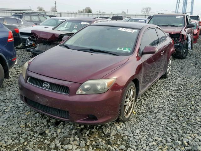 JTKDE177650005988 - 2005 TOYOTA SCION TC ბურგუნდია ფოტო 2
