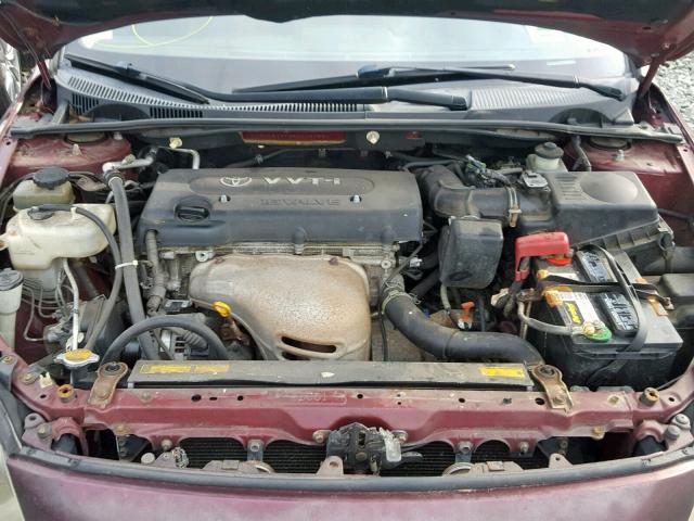 JTKDE177650005988 - 2005 TOYOTA SCION TC ბურგუნდია ფოტო 7