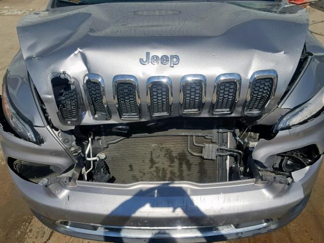 1C4PJMDB4GW186793 - 2016 JEEP CHEROKEE L SILVER photo 7