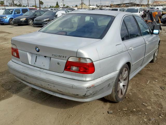 WBADT634X2CK25776 - 2002 BMW 530 I AUTO SILVER photo 4