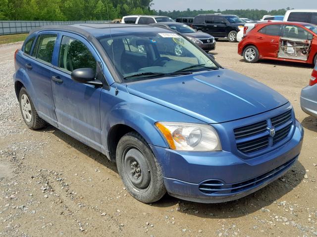 1B3HB28B27D288669 - 2007 DODGE CALIBER BLUE photo 1