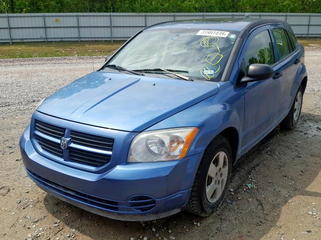 1B3HB28B27D288669 - 2007 DODGE CALIBER BLUE photo 2