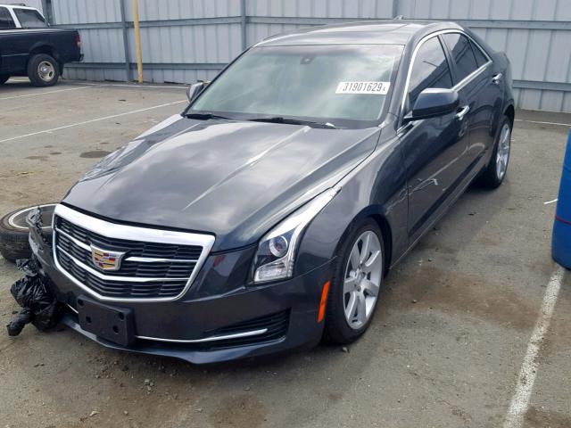 1G6AA5RA3G0105302 - 2016 CADILLAC ATS GRAY photo 2