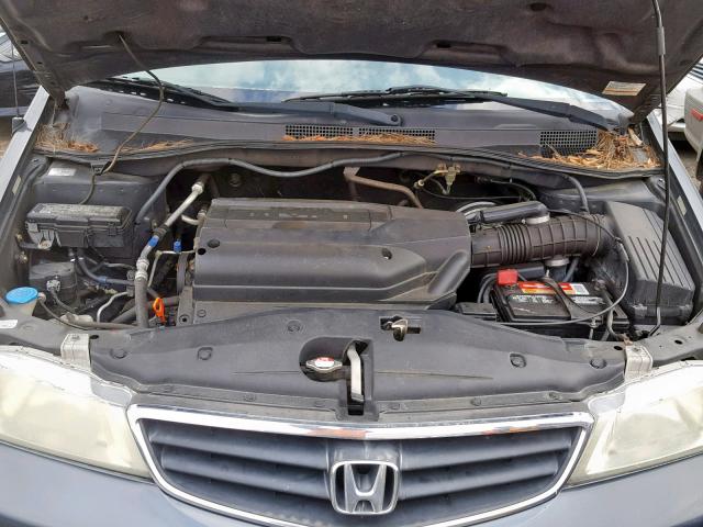 5FNRL18514B082459 - 2004 HONDA ODYSSEY LX CHARCOAL photo 7