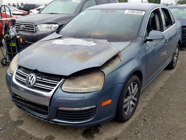 3VWRF71K56M738152 - 2006 VOLKSWAGEN JETTA 2.5 BLUE photo 2