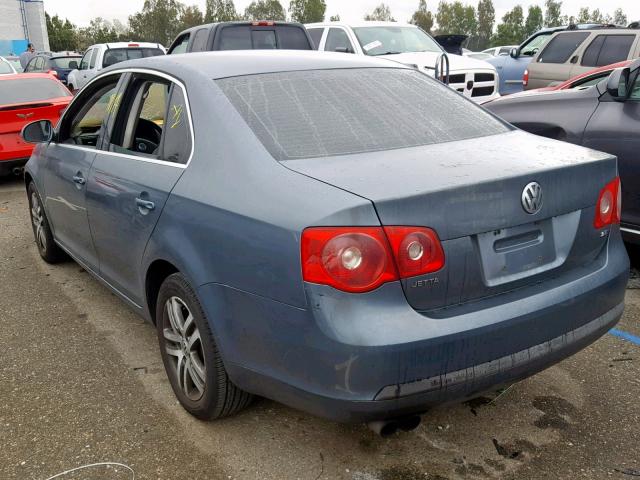 3VWRF71K56M738152 - 2006 VOLKSWAGEN JETTA 2.5 BLUE photo 3