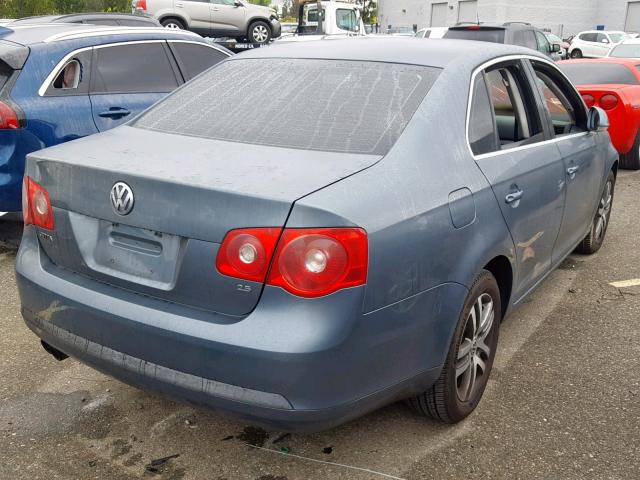 3VWRF71K56M738152 - 2006 VOLKSWAGEN JETTA 2.5 BLUE photo 4