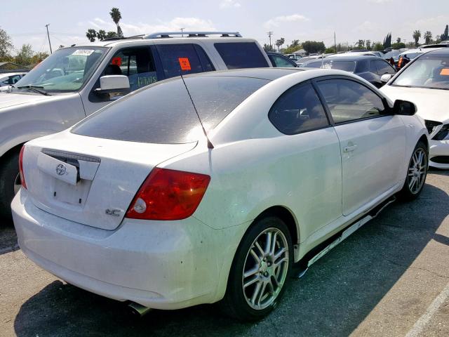 JTKDE177060130857 - 2006 TOYOTA SCION TC WHITE photo 4