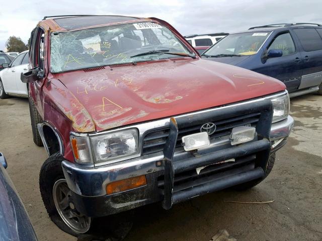 JT3VN39W7N8034966 - 1992 TOYOTA 4RUNNER VN RED photo 1