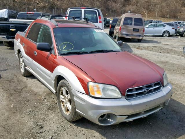 4S4BT62C737113638 - 2003 SUBARU BAJA SPORT TWO TONE photo 1