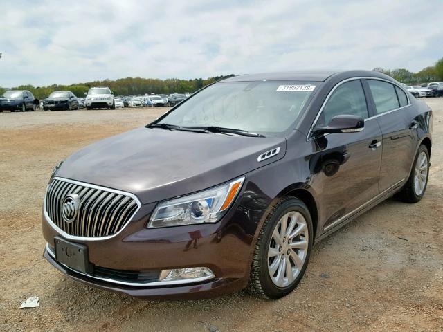 1G4GB5G30GF133818 - 2016 BUICK LACROSSE BROWN photo 2