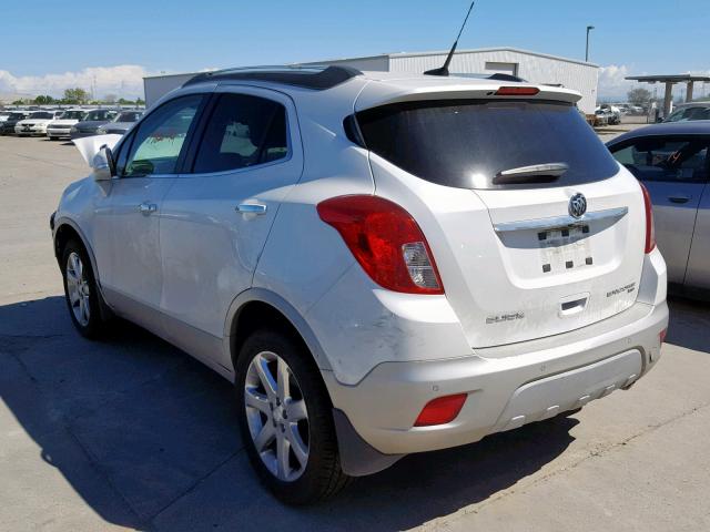 KL4CJHSB7EB627579 - 2014 BUICK ENCORE PRE WHITE photo 3