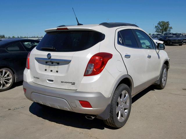 KL4CJHSB7EB627579 - 2014 BUICK ENCORE PRE WHITE photo 4