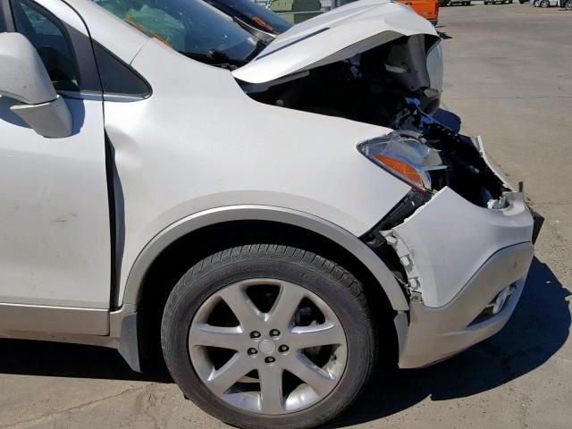 KL4CJHSB7EB627579 - 2014 BUICK ENCORE PRE WHITE photo 9