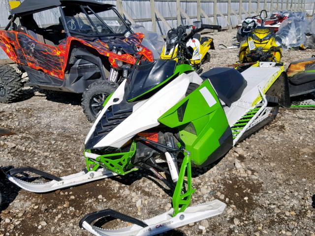 4UF15SNW0FT107628 - 2015 ARCTIC CAT SNOWMOBILE WHITE photo 2