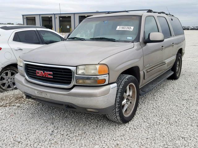 1GKEC16T71J166293 - 2001 GMC YUKON XL C BEIGE photo 2