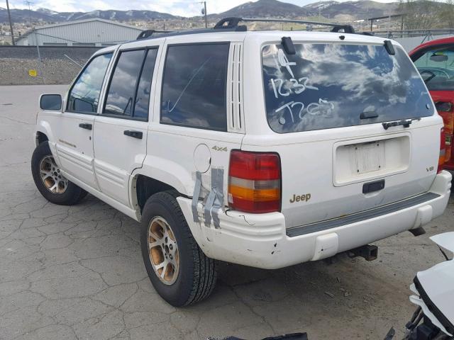 1J4EZ78Y1TC125617 - 1996 JEEP GRAND CHER WHITE photo 3