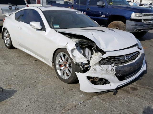 KMHHU6KJXFU121745 - 2015 HYUNDAI GENESIS CO WHITE photo 1