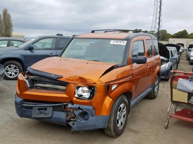 5J6YH27776L012464 - 2006 HONDA ELEMENT EX ORANGE photo 2