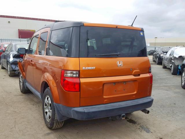 5J6YH27776L012464 - 2006 HONDA ELEMENT EX ORANGE photo 3