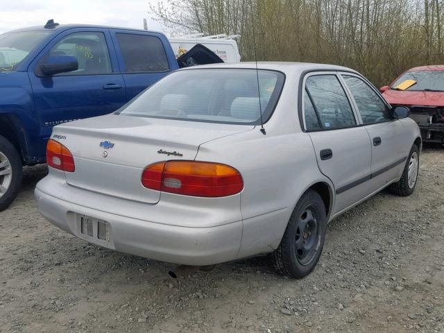 1Y1SK52841Z421635 - 2001 CHEVROLET GEO PRIZM 银色 照片 4