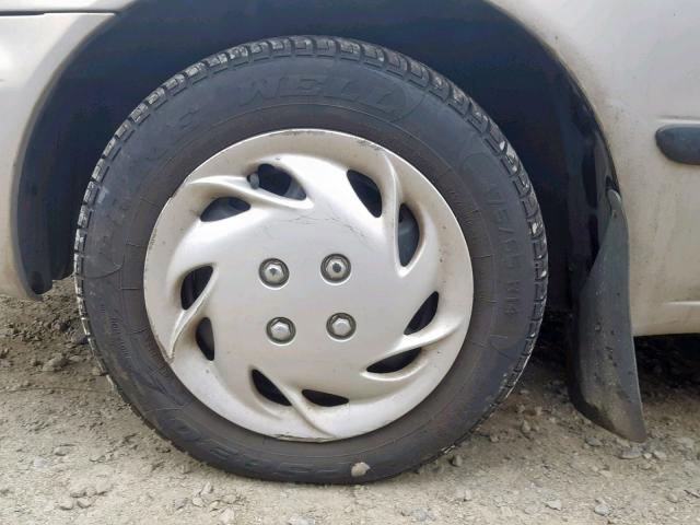 1Y1SK52841Z421635 - 2001 CHEVROLET GEO PRIZM 银色 照片 9