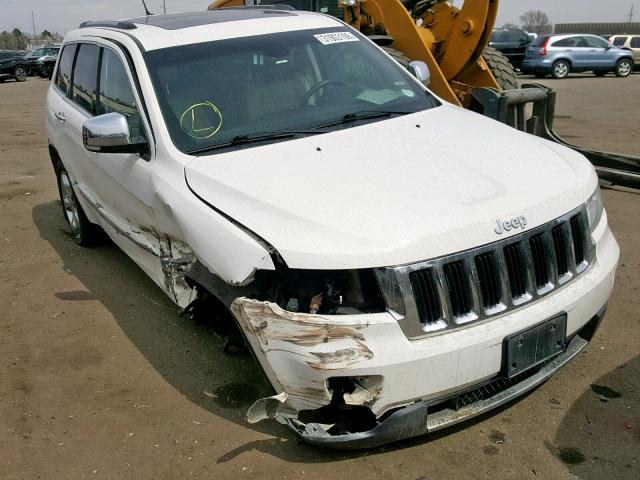 1C4RJFBG4CC332236 - 2012 JEEP GRAND CHER WHITE photo 1