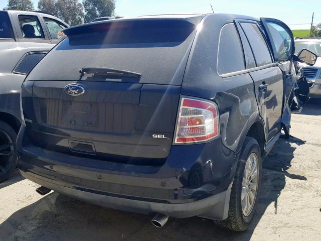 2FMDK3JC9ABA96924 - 2010 FORD EDGE SEL BLACK photo 4