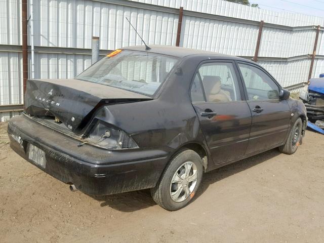 JA3AJ26E63U077967 - 2003 MITSUBISHI LANCER ES BLACK photo 4