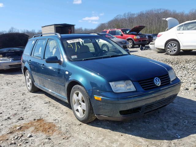 WVWSK61J61W733360 - 2001 VOLKSWAGEN JETTA GLS TEAL photo 1