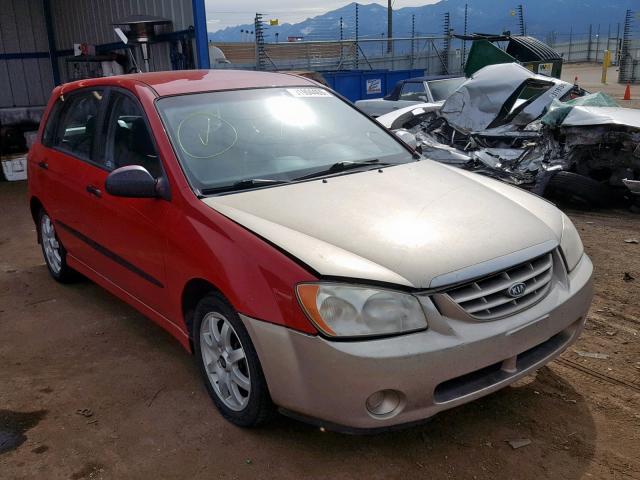 KNAFE161255077204 - 2005 KIA SPECTRA5 RED photo 1