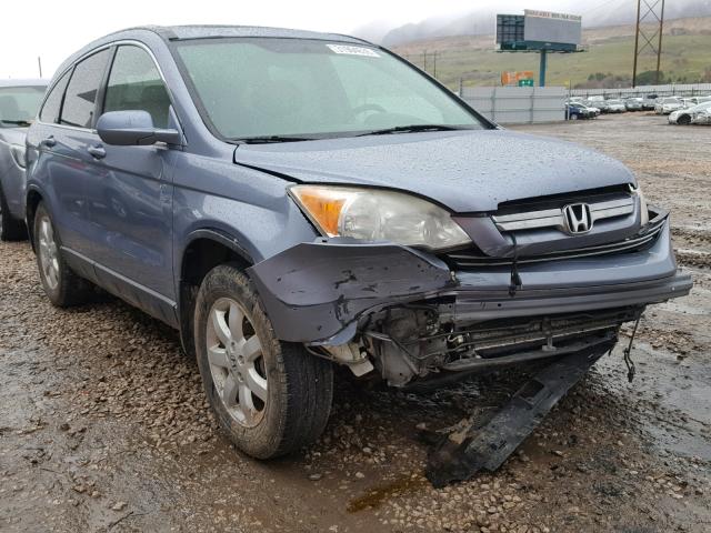 JHLRE48718C065910 - 2008 HONDA CR-V EXL BLUE photo 1