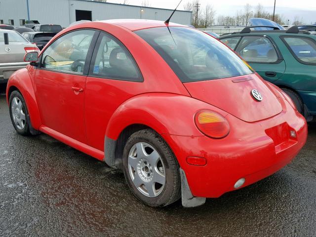 3VWBB61C8WM006100 - 1998 VOLKSWAGEN NEW BEETLE წითელი ფოტო 3