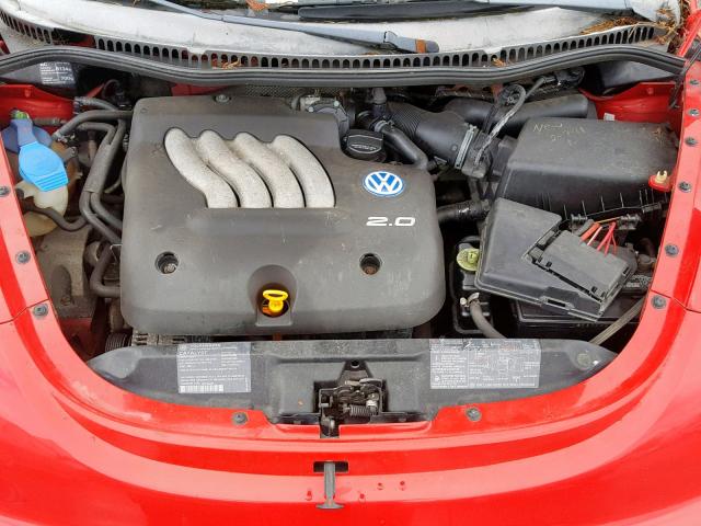 3VWBB61C8WM006100 - 1998 VOLKSWAGEN NEW BEETLE წითელი ფოტო 7