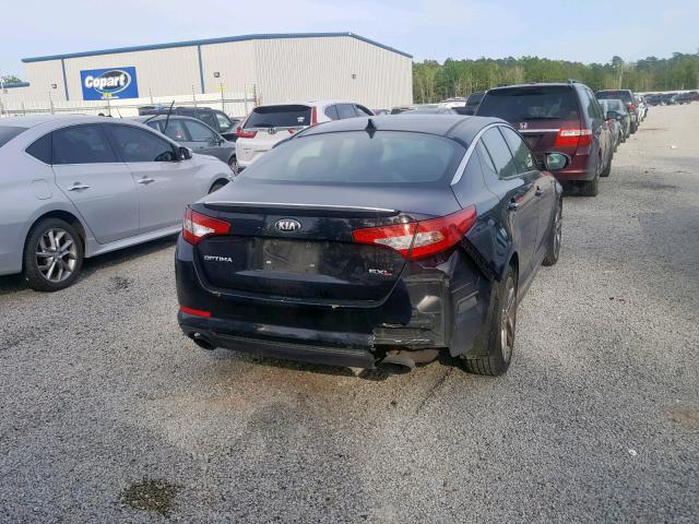 5XXGR4A61DG176655 - 2013 KIA OPTIMA SX BLACK photo 4