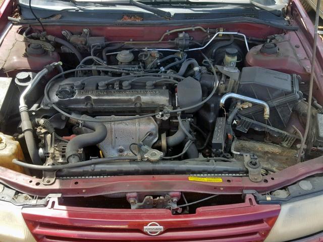 1N4BU31D0TC171422 - 1996 NISSAN ALTIMA XE RED photo 7